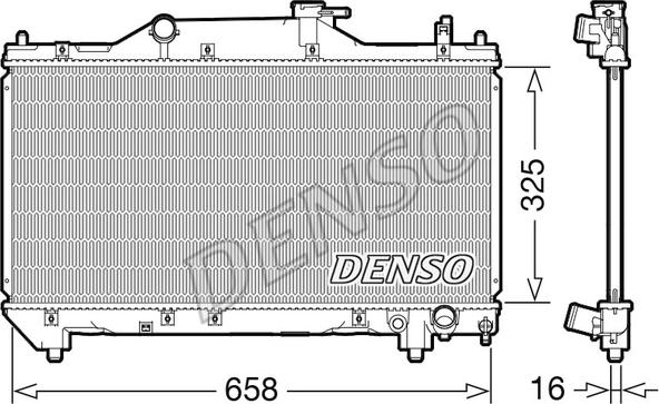 Denso DRM50131 - Hladnjak, hladjenje motora www.molydon.hr