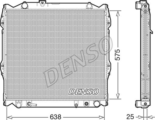 Denso DRM50138 - Hladnjak, hladjenje motora www.molydon.hr