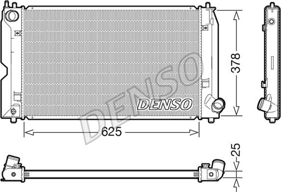 Denso DRM50127 - Hladnjak, hladjenje motora www.molydon.hr