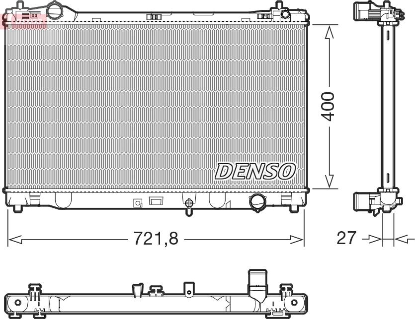 Denso DRM51021 - Hladnjak, hladjenje motora www.molydon.hr