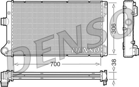 Denso DRM09099 - Hladnjak, hladjenje motora www.molydon.hr