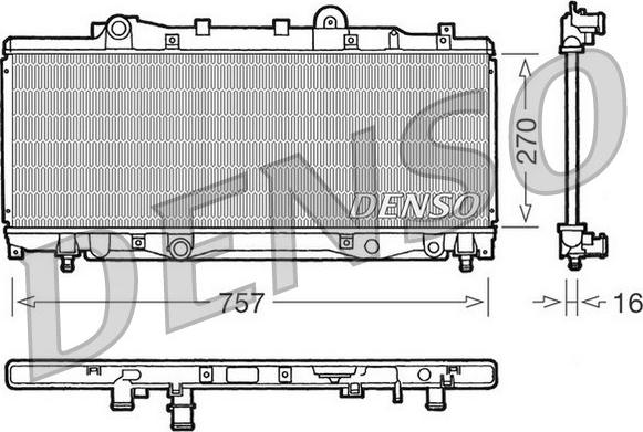 Denso DRM09094 - Hladnjak, hladjenje motora www.molydon.hr