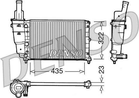 Denso DRM09095 - Hladnjak, hladjenje motora www.molydon.hr