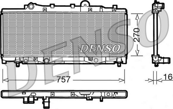 Denso DRM09090 - Hladnjak, hladjenje motora www.molydon.hr