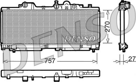 Denso DRM09091 - Hladnjak, hladjenje motora www.molydon.hr