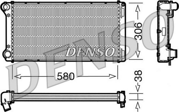 Denso DRM09098 - Hladnjak, hladjenje motora www.molydon.hr