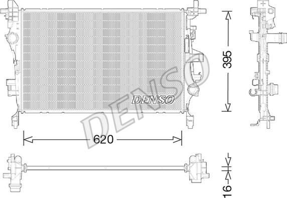 Denso DRM09044 - Hladnjak, hladjenje motora www.molydon.hr