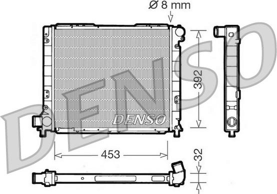 Denso DRM09052 - Hladnjak, hladjenje motora www.molydon.hr