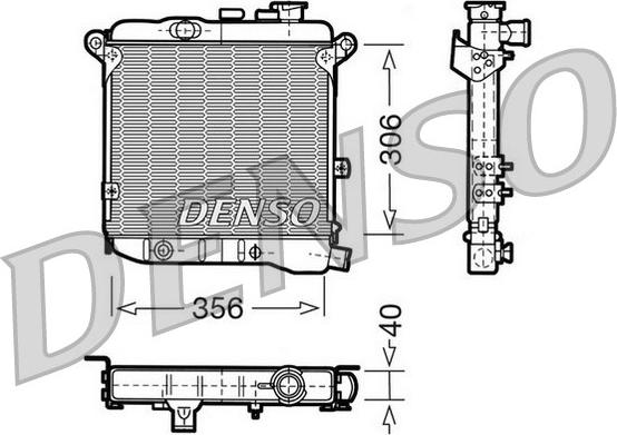 Denso DRM09003 - Hladnjak, hladjenje motora www.molydon.hr