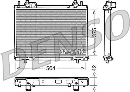 Denso DRM09035 - Hladnjak, hladjenje motora www.molydon.hr