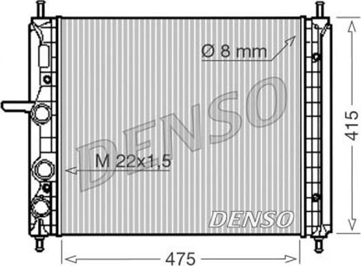 Denso DRM09029 - Hladnjak, hladjenje motora www.molydon.hr