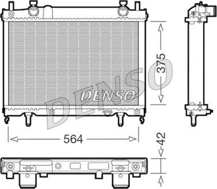 Denso DRM09023 - Hladnjak, hladjenje motora www.molydon.hr