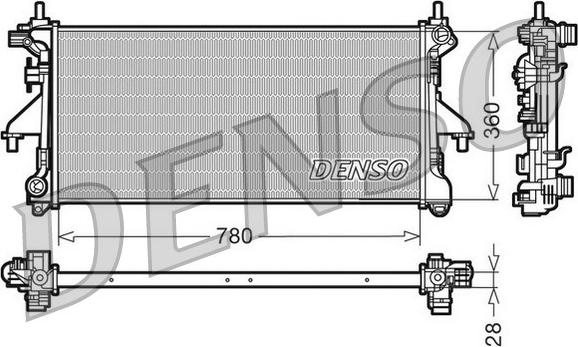 Denso DRM09079 - Hladnjak, hladjenje motora www.molydon.hr