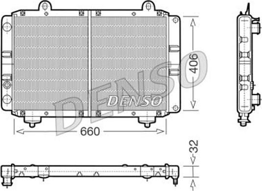 Denso DRM09070 - Hladnjak, hladjenje motora www.molydon.hr