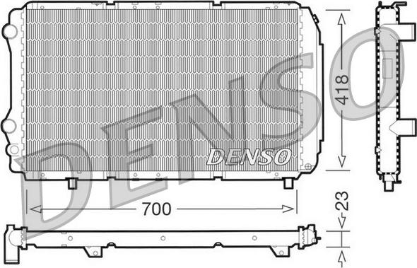 Denso DRM09077 - Hladnjak, hladjenje motora www.molydon.hr