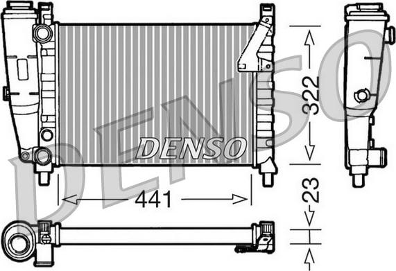 Denso DRM09143 - Hladnjak, hladjenje motora www.molydon.hr