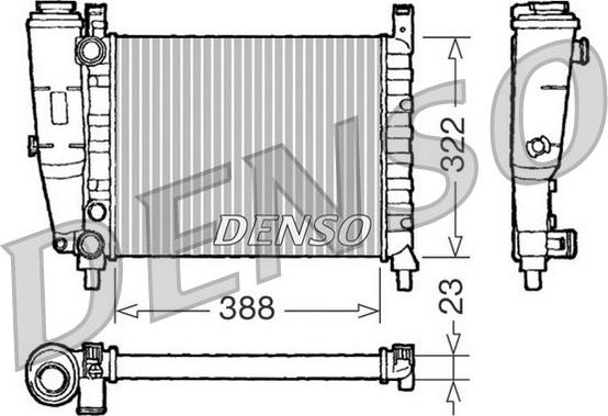 Denso DRM09142 - Hladnjak, hladjenje motora www.molydon.hr