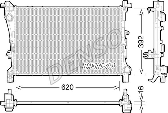 Denso DRM09166 - Hladnjak, hladjenje motora www.molydon.hr