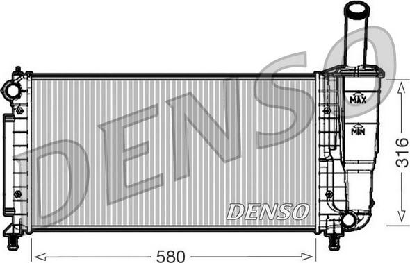 Denso DRM09105 - Hladnjak, hladjenje motora www.molydon.hr