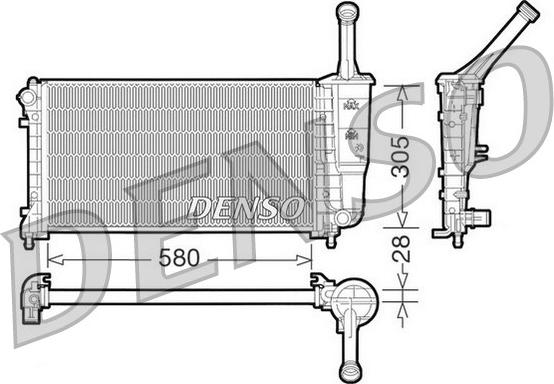 Denso DRM09106 - Hladnjak, hladjenje motora www.molydon.hr