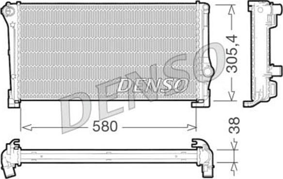 Denso DRM09107 - Hladnjak, hladjenje motora www.molydon.hr