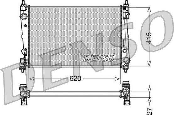 Denso DRM09111 - Hladnjak, hladjenje motora www.molydon.hr