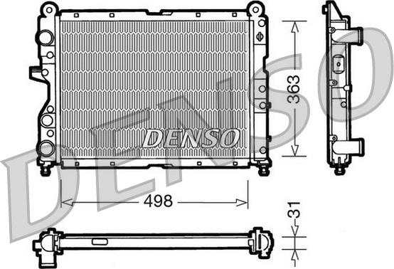 Denso DRM09131 - Hladnjak, hladjenje motora www.molydon.hr