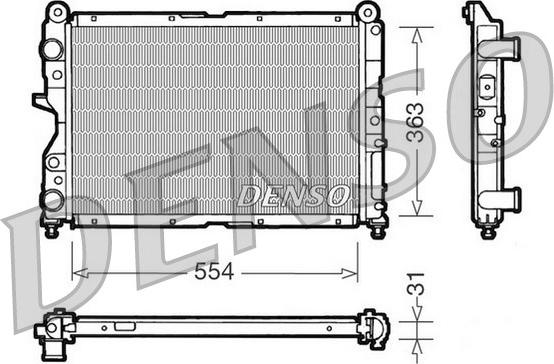 Denso DRM09132 - Hladnjak, hladjenje motora www.molydon.hr