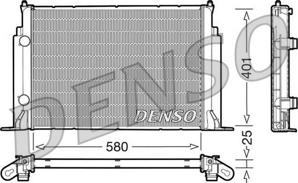 Denso DRM09122 - Hladnjak, hladjenje motora www.molydon.hr