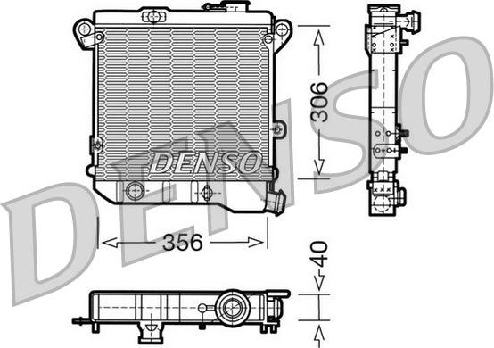 Denso DRM04001 - Hladnjak, hladjenje motora www.molydon.hr