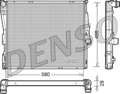 Denso DRM05090 - Hladnjak, hladjenje motora www.molydon.hr