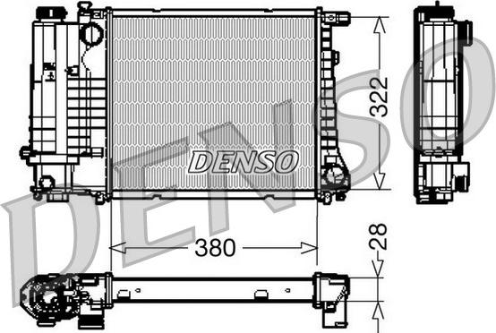 Denso DRM05044 - Hladnjak, hladjenje motora www.molydon.hr