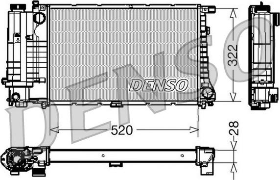 Denso DRM05045 - Hladnjak, hladjenje motora www.molydon.hr