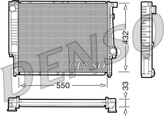 Denso DRM05041 - Hladnjak, hladjenje motora www.molydon.hr