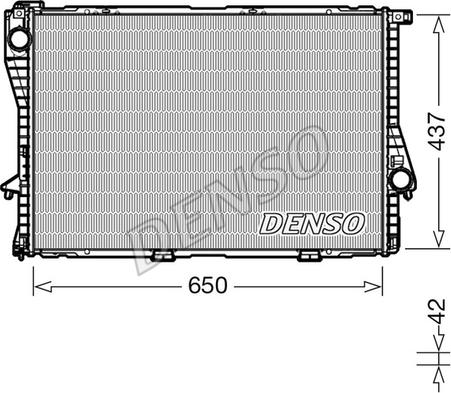 Denso DRM05048 - Hladnjak, hladjenje motora www.molydon.hr