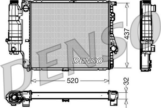 Denso DRM05043 - Hladnjak, hladjenje motora www.molydon.hr