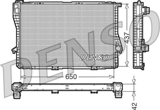 Denso DRM05047 - Hladnjak, hladjenje motora www.molydon.hr