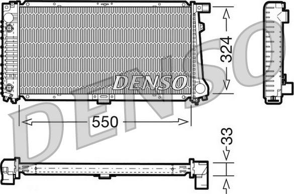 Denso DRM05059 - Hladnjak, hladjenje motora www.molydon.hr