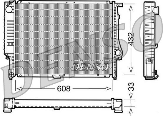 Denso DRM05052 - Hladnjak, hladjenje motora www.molydon.hr