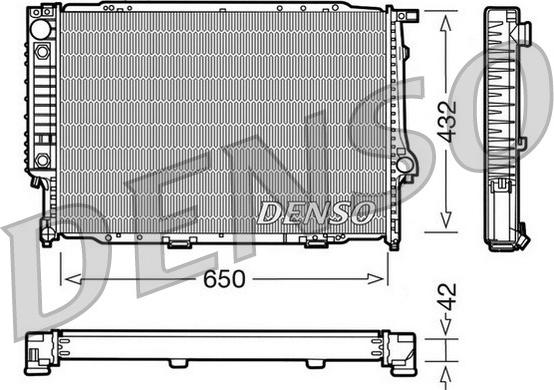 Denso DRM05057 - Hladnjak, hladjenje motora www.molydon.hr