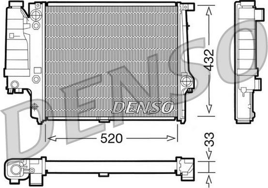 Denso DRM05060 - Hladnjak, hladjenje motora www.molydon.hr