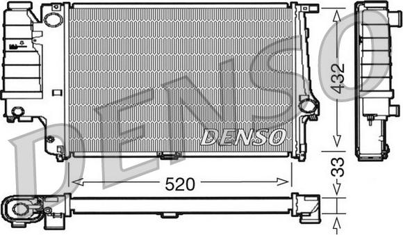 Denso DRM05063 - Hladnjak, hladjenje motora www.molydon.hr