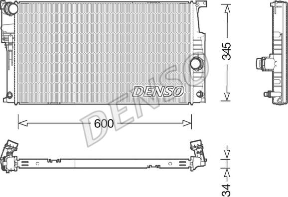 Denso DRM05004 - Hladnjak, hladjenje motora www.molydon.hr