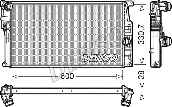 Denso DRM05015 - Hladnjak, hladjenje motora www.molydon.hr