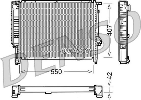 Denso DRM05039 - Hladnjak, hladjenje motora www.molydon.hr