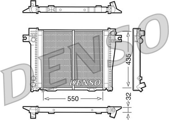 Denso DRM05036 - Hladnjak, hladjenje motora www.molydon.hr