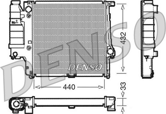 Denso DRM05038 - Hladnjak, hladjenje motora www.molydon.hr