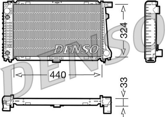 Denso DRM05033 - Hladnjak, hladjenje motora www.molydon.hr