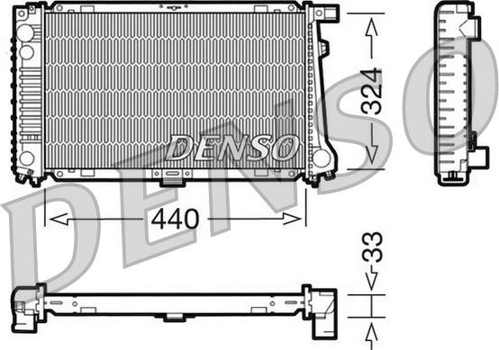 Denso DRM05032 - Hladnjak, hladjenje motora www.molydon.hr