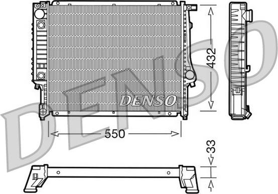 Denso DRM05020 - Hladnjak, hladjenje motora www.molydon.hr